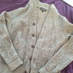 Thick black and white express cardigan